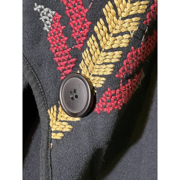 Johnny Was JW Los Angele Tribal Kimono Boho Cardigan Southwestern Embroidery (S) - Picture 9 of 12